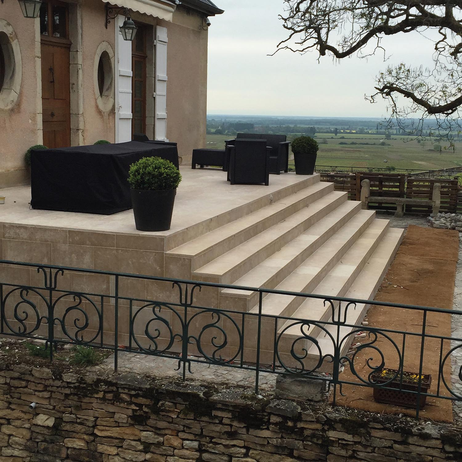 Création d'une terrasse à Dijon